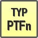 Piktogram - Typ: PTFn